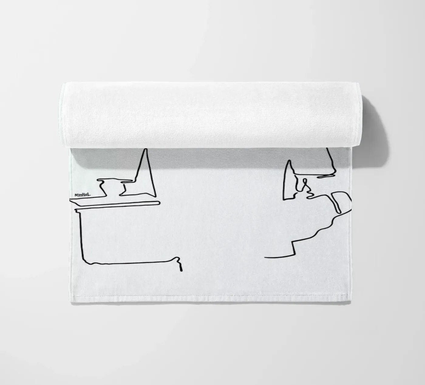 Leon beach towel by Ninhol