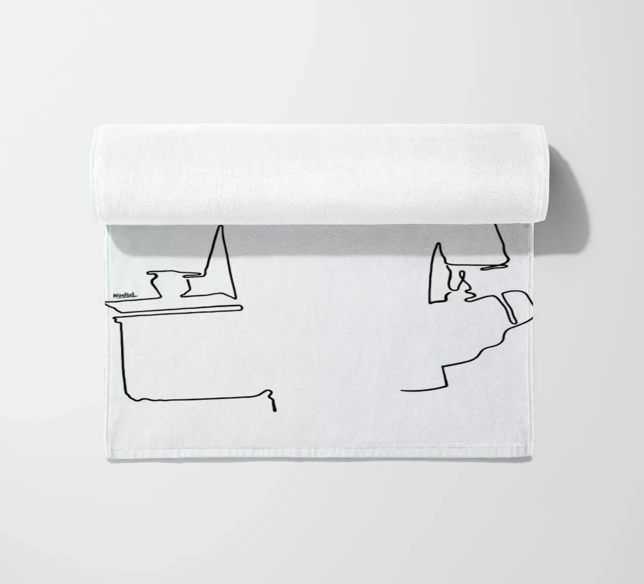 Leon beach towel by Ninhol