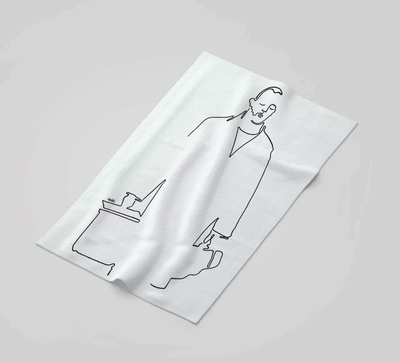 Leon beach towel by Ninhol