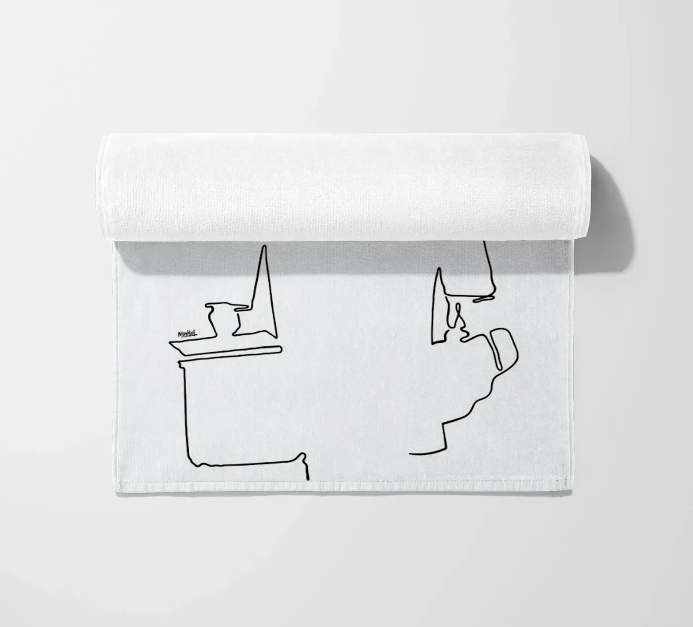 Leon beach towel by Ninhol