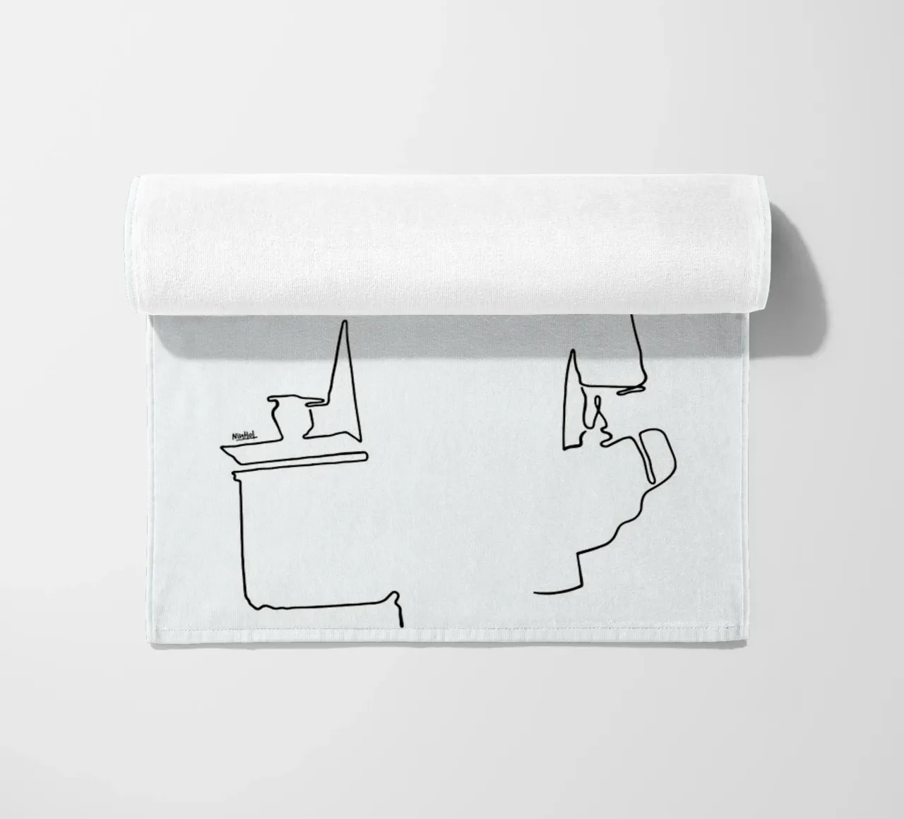 Leon beach towel by Ninhol