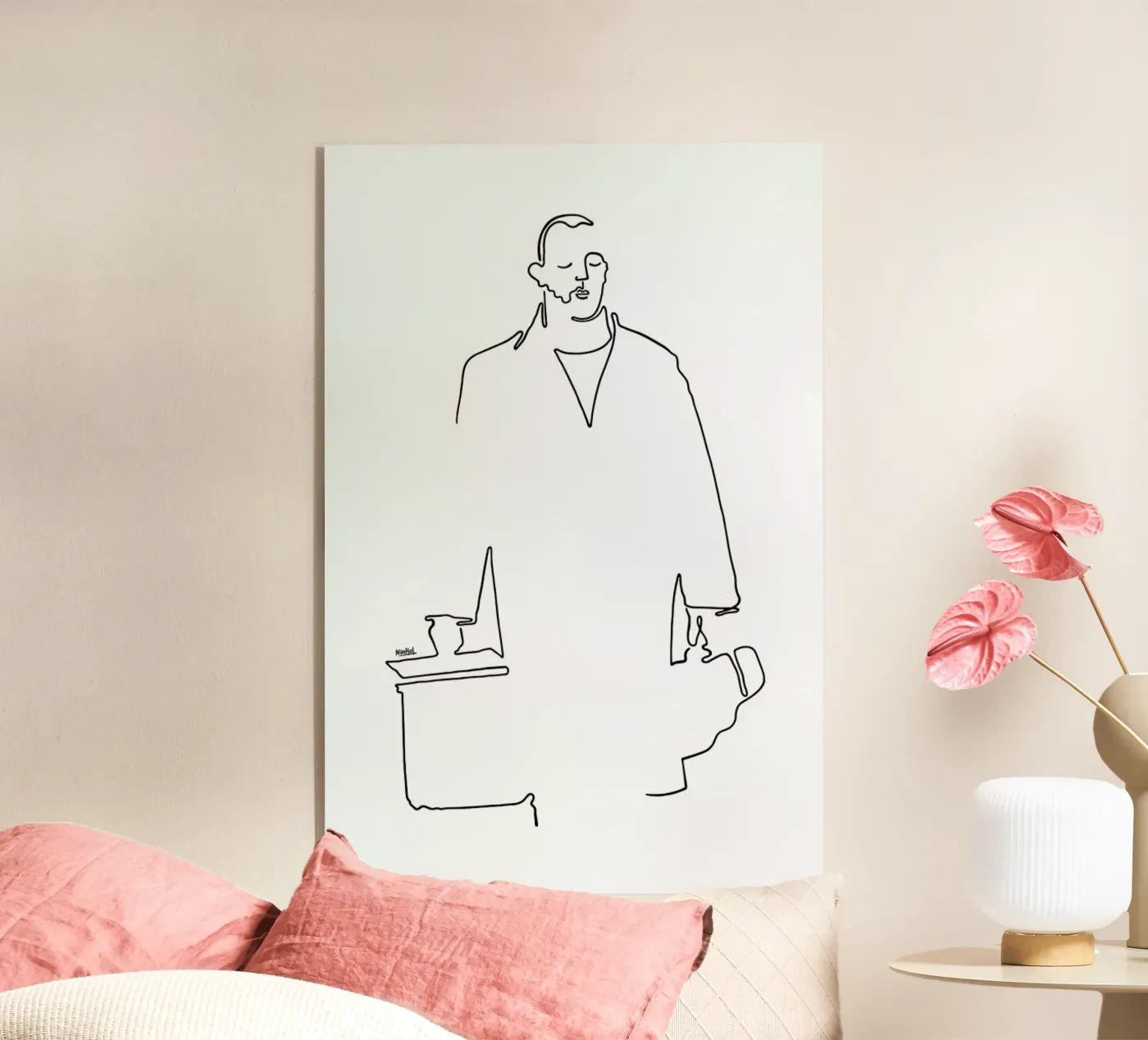 Leon acryl van Ninhol