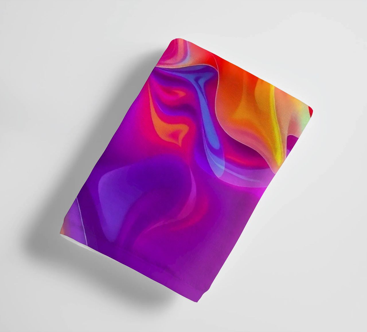 abstract art showcasing vivid swirls and flowing patterns towel by DesignDoodle