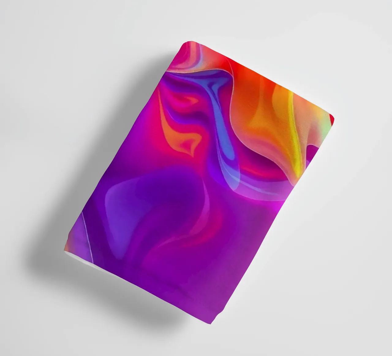 abstract art showcasing vivid swirls and flowing patterns towel by DesignDoodle