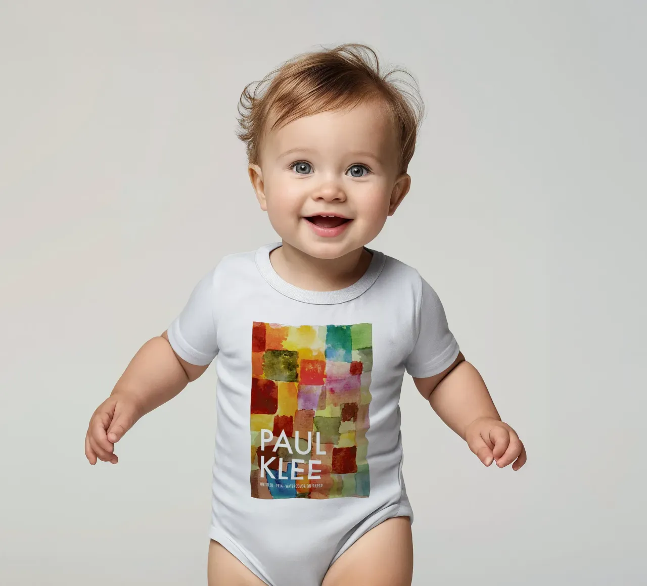 Klee - Untitled, 1914 short-sleeve baby romper by Vintage by JUNIQE