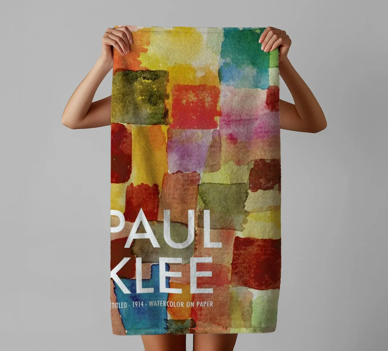 Klee - Untitled, 1914 asciugamano da bagno da Vintage by JUNIQE