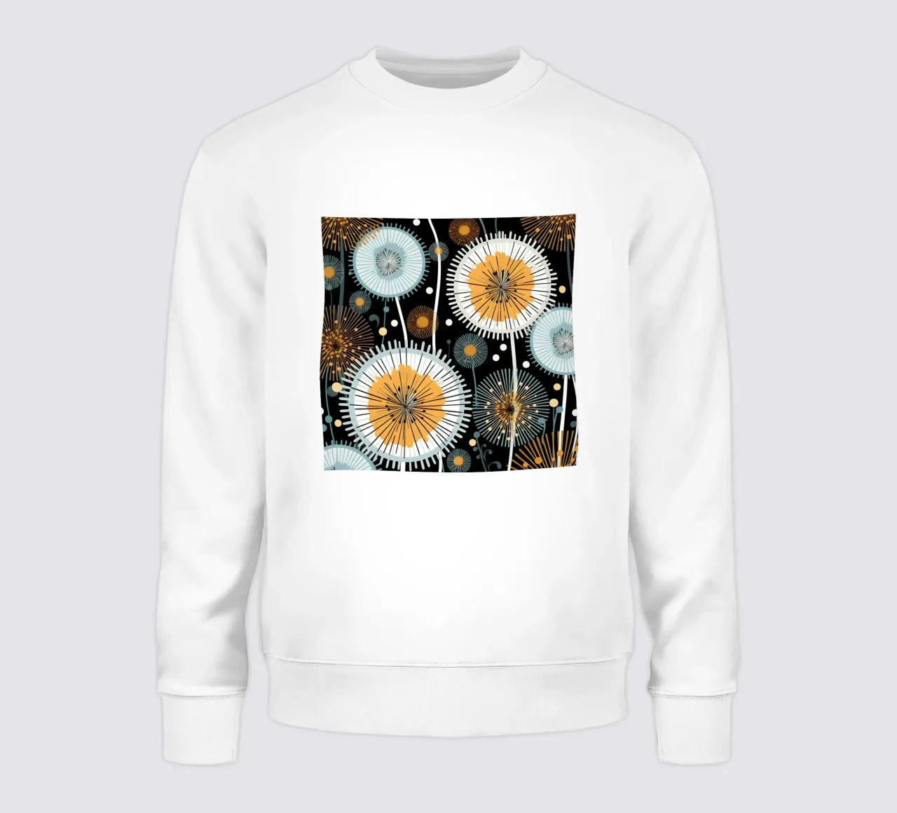 Whimsical Dandelions sweatshirt by Botanical Pattern House
