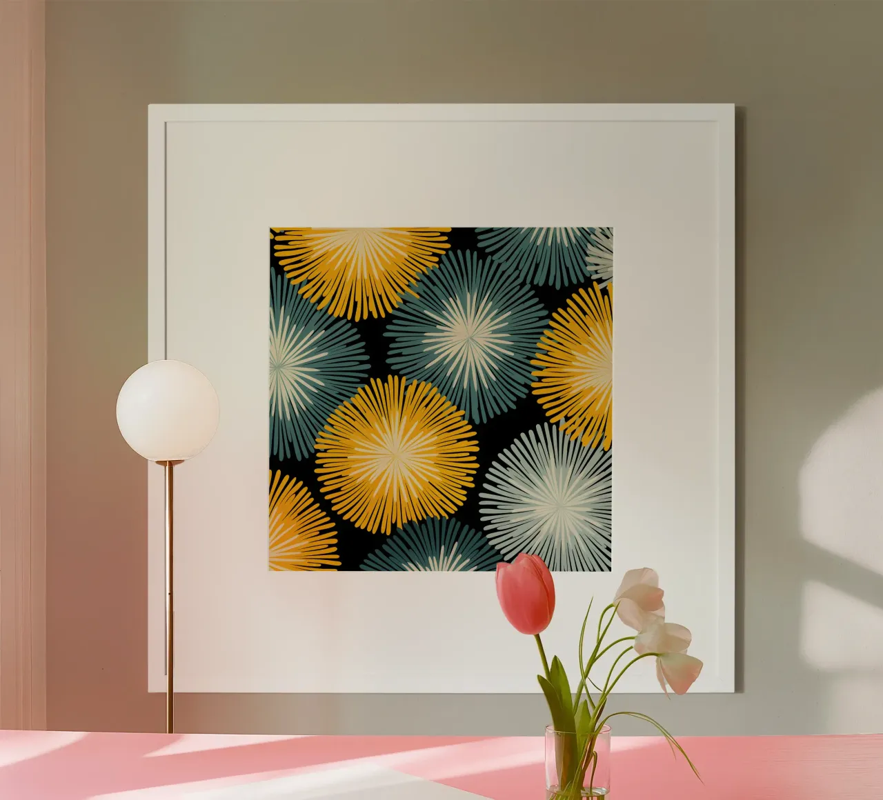 Denti di leone stravaganti poster da Botanical Pattern House