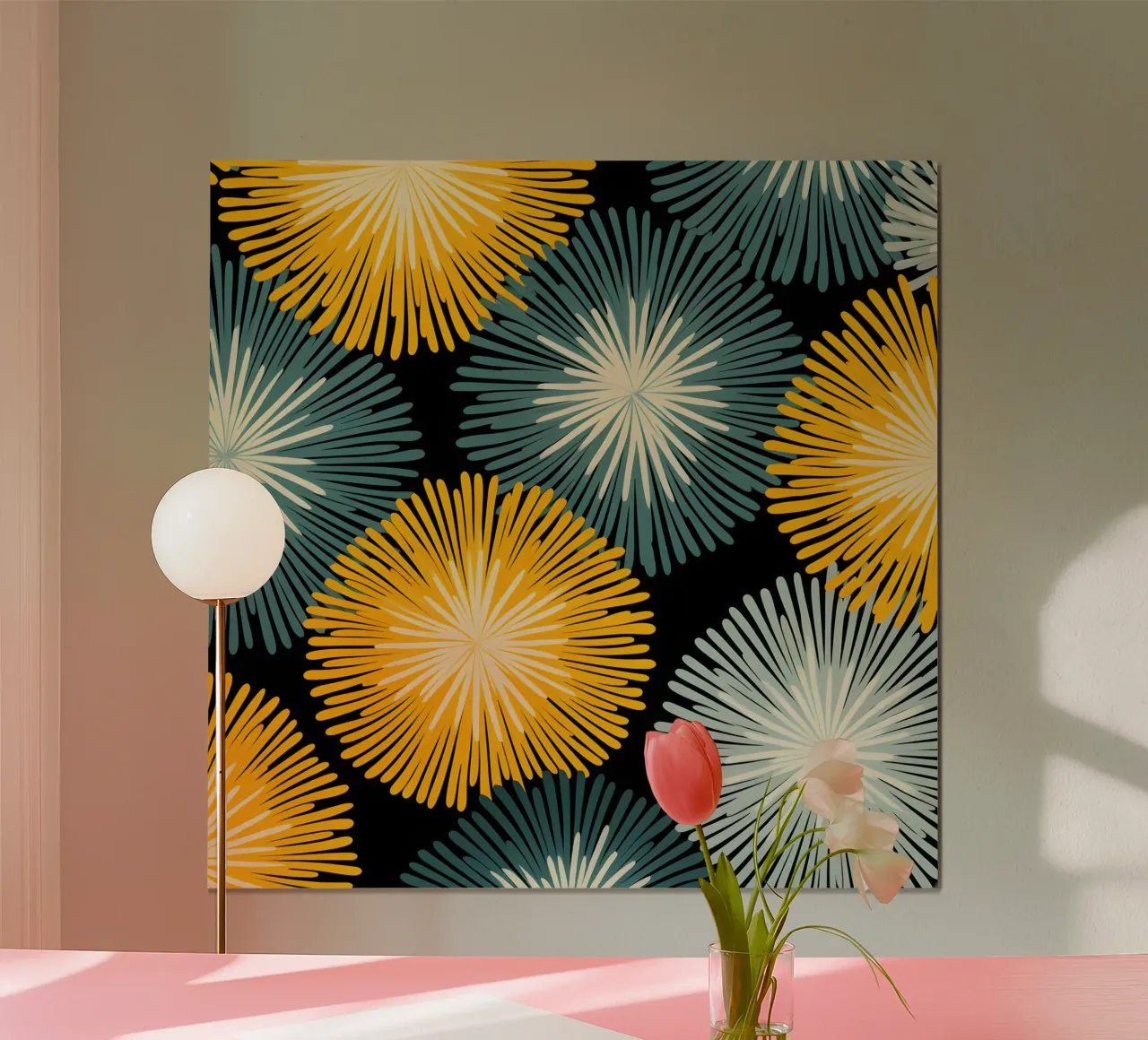 Denti di leone stravaganti poster da Botanical Pattern House