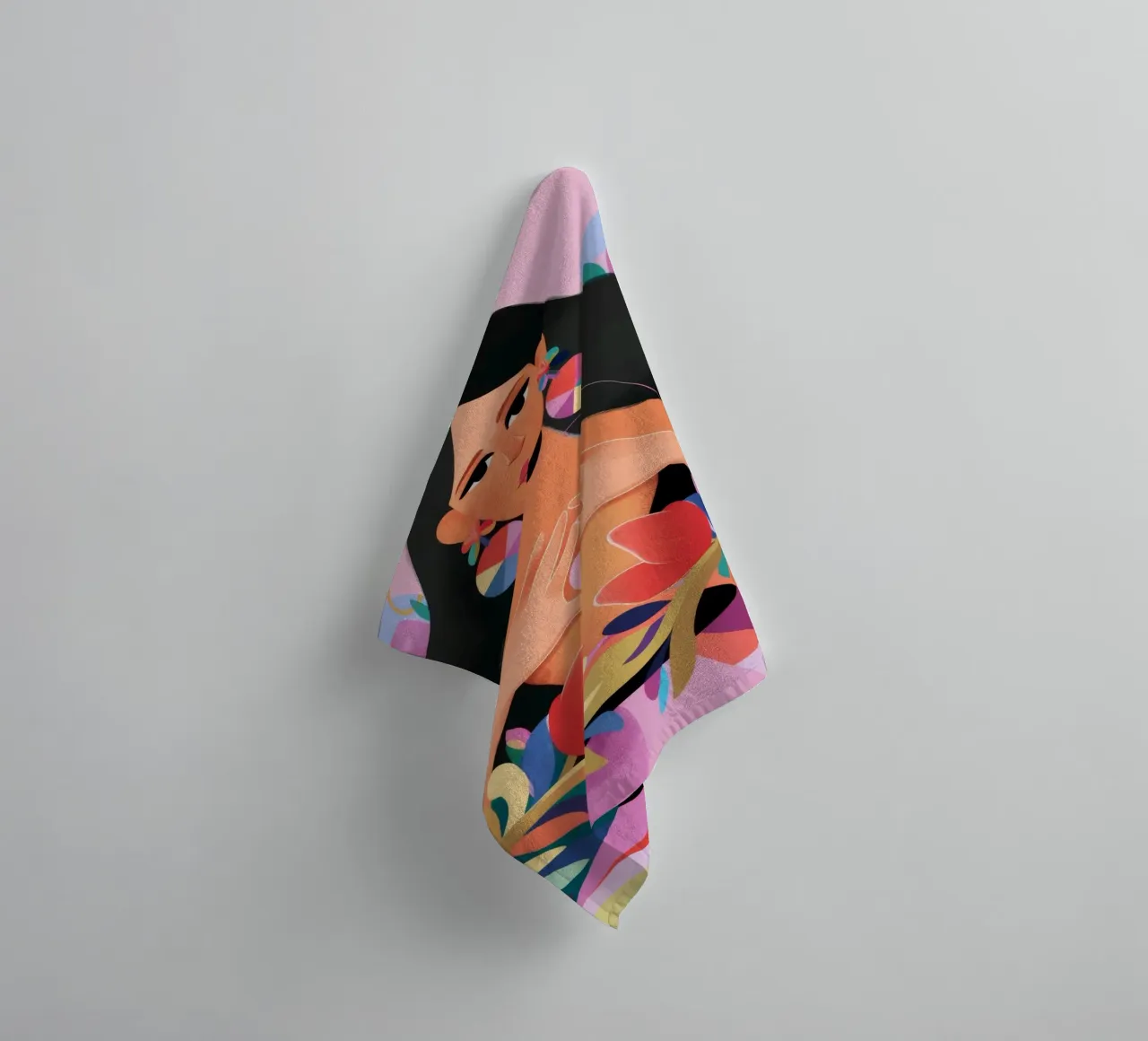Mystical Heart Harmony towel by Twilight Muse