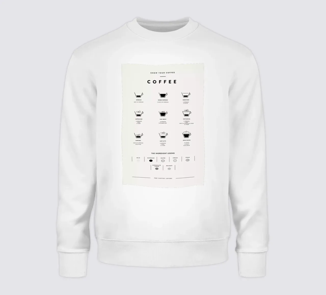 Coffee Chart 2 felpa da daylight design studio