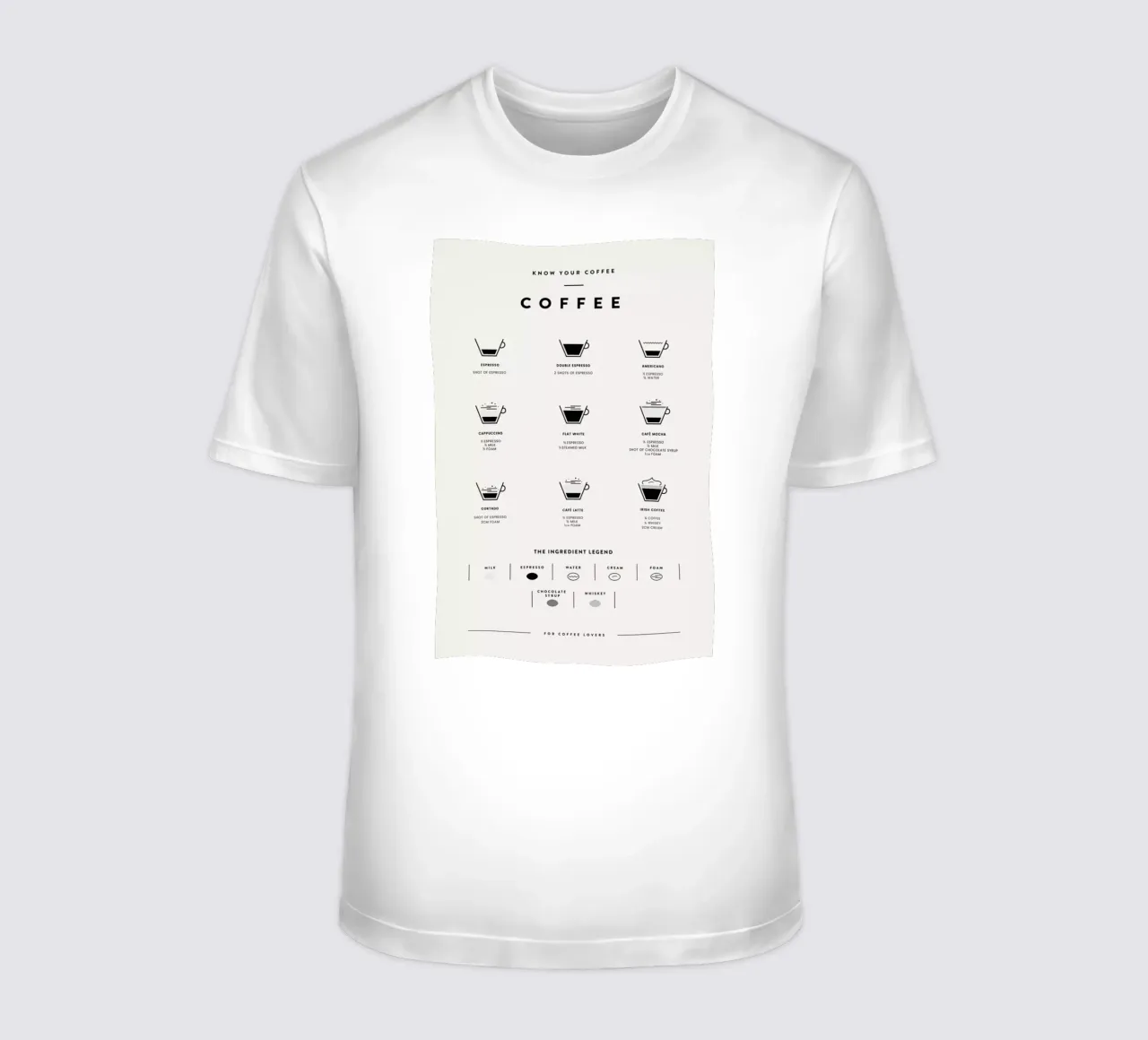 Coffee Chart 2 t-shirt da daylight design studio