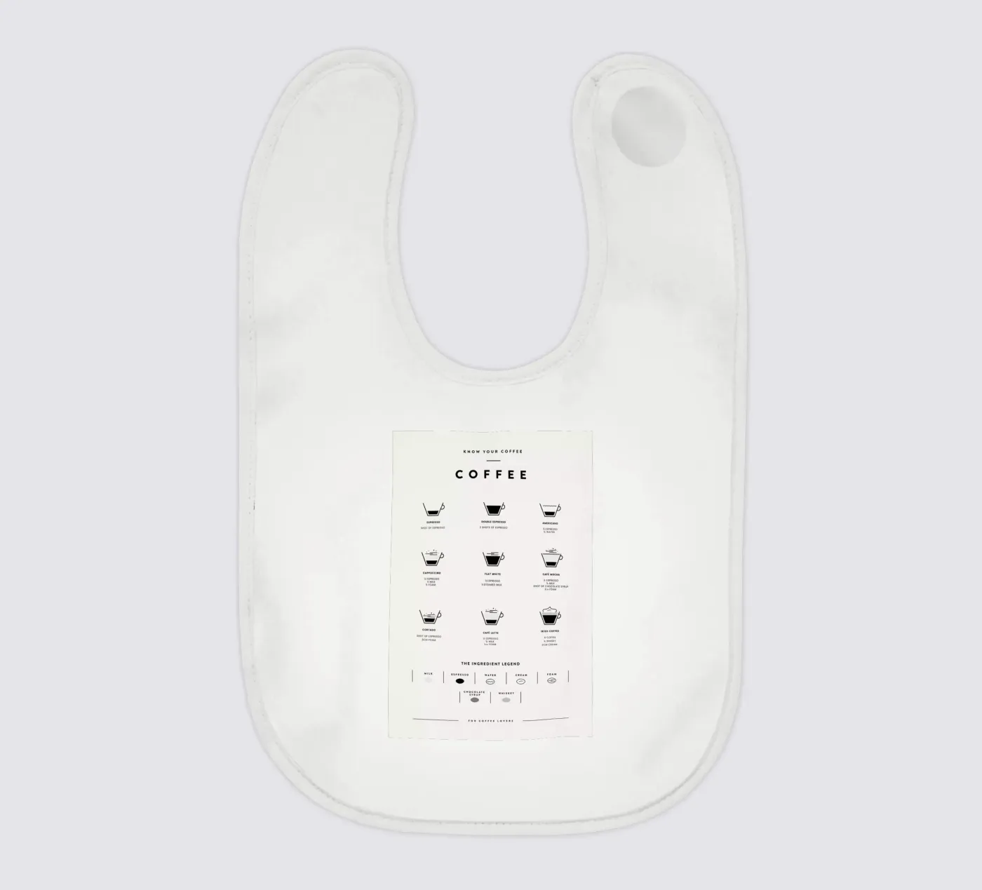 Coffee Chart 2 Babylätzchen von daylight design studio