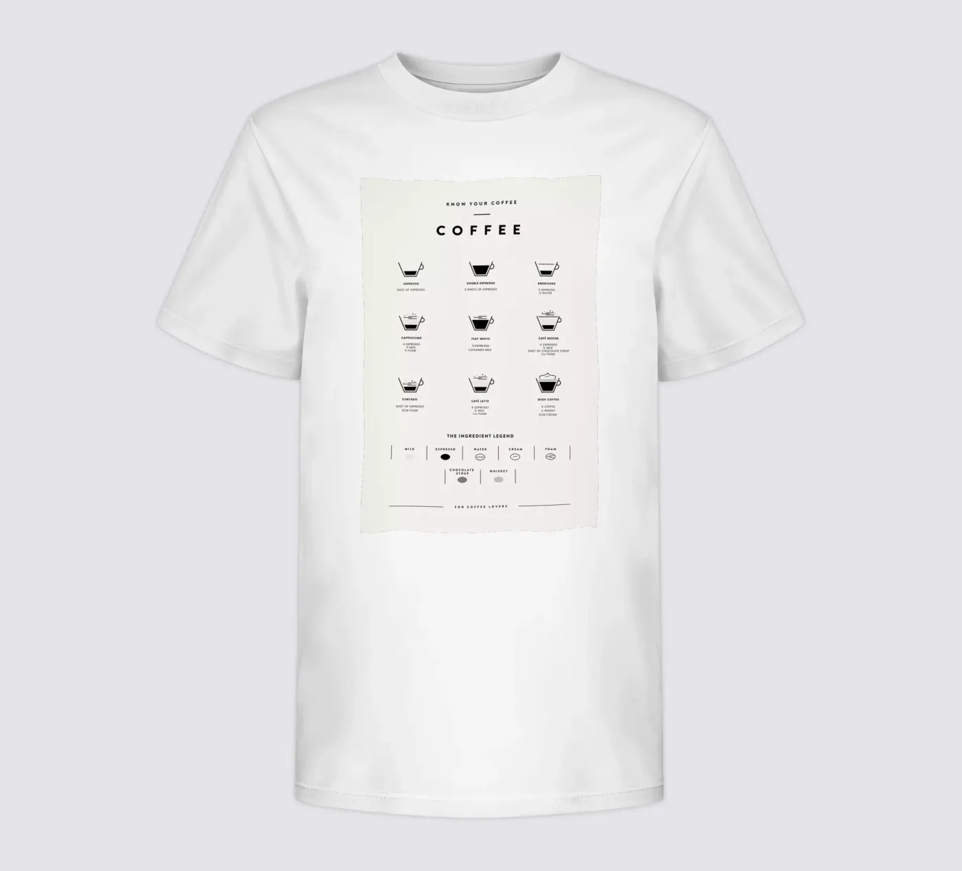 Coffee Chart 2 t-shirt bambini da daylight design studio