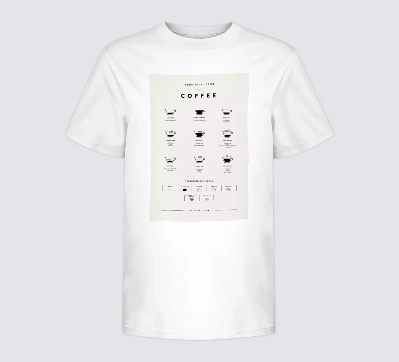 Coffee Chart 2 t-shirt bambini da daylight design studio