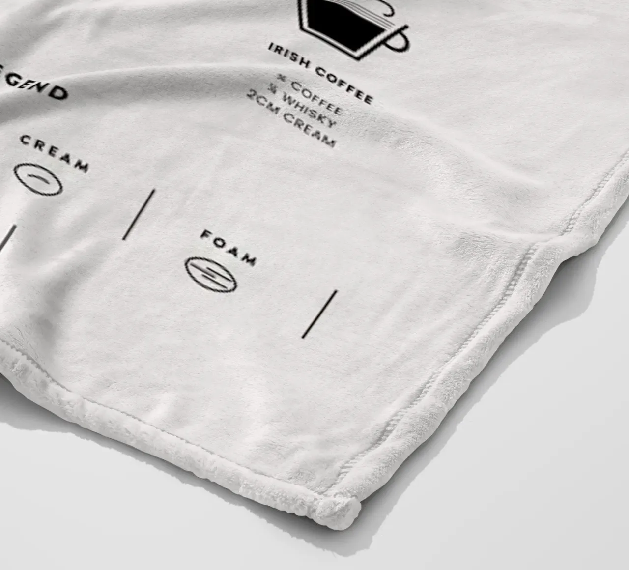 Coffee Chart 2 coperta in pile da daylight design studio