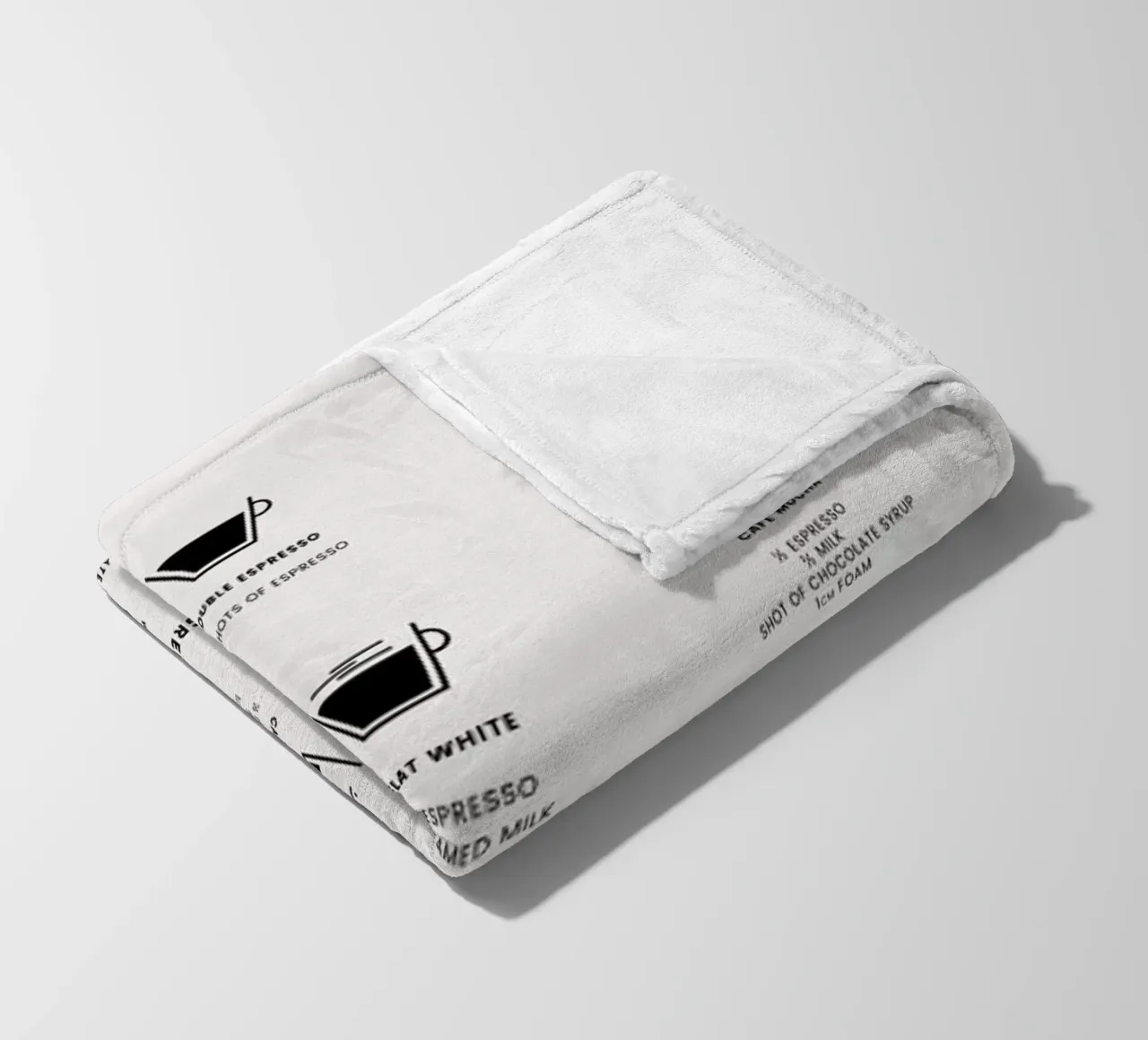 Coffee Chart 2 coperta in pile da daylight design studio