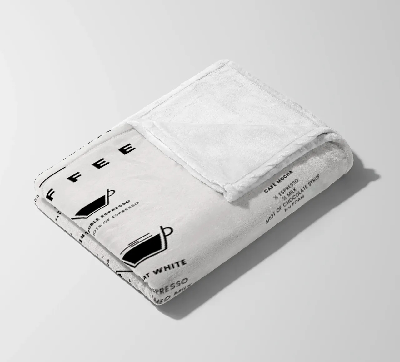 Coffee Chart 2 coperta in pile da daylight design studio