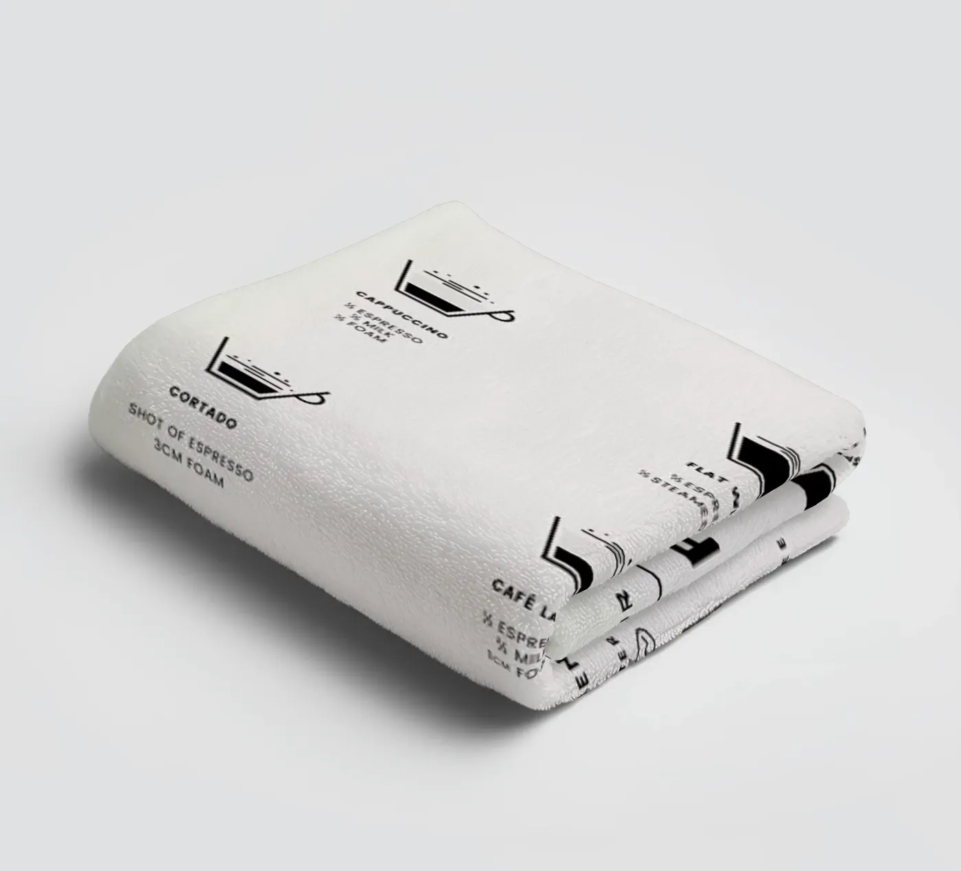 Coffee Chart 2 badhanddoek van daylight design studio