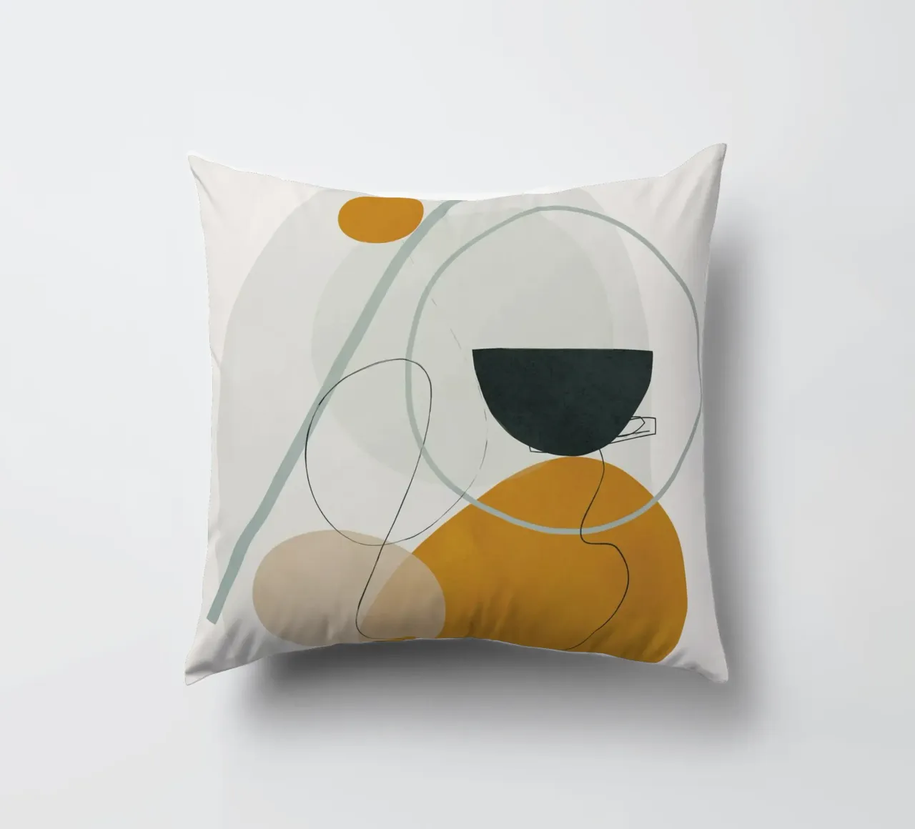 Abstract Shapes No.4 cuscino da cityart