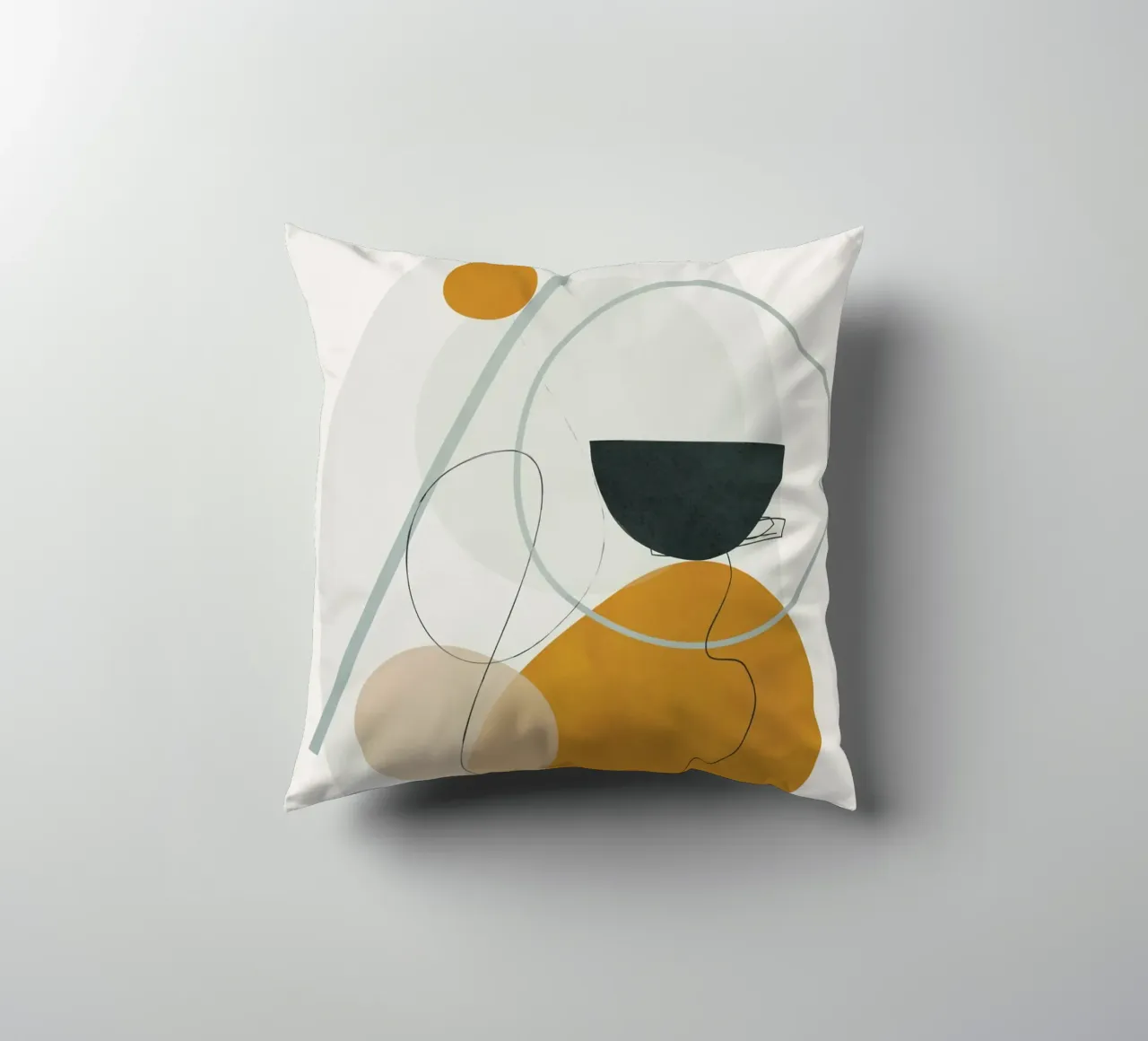 Abstract Shapes No.4 cuscino da cityart