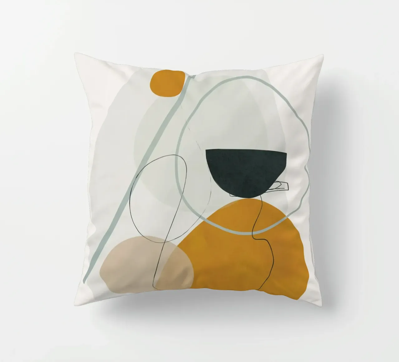 Abstract Shapes No.4 cuscino da cityart