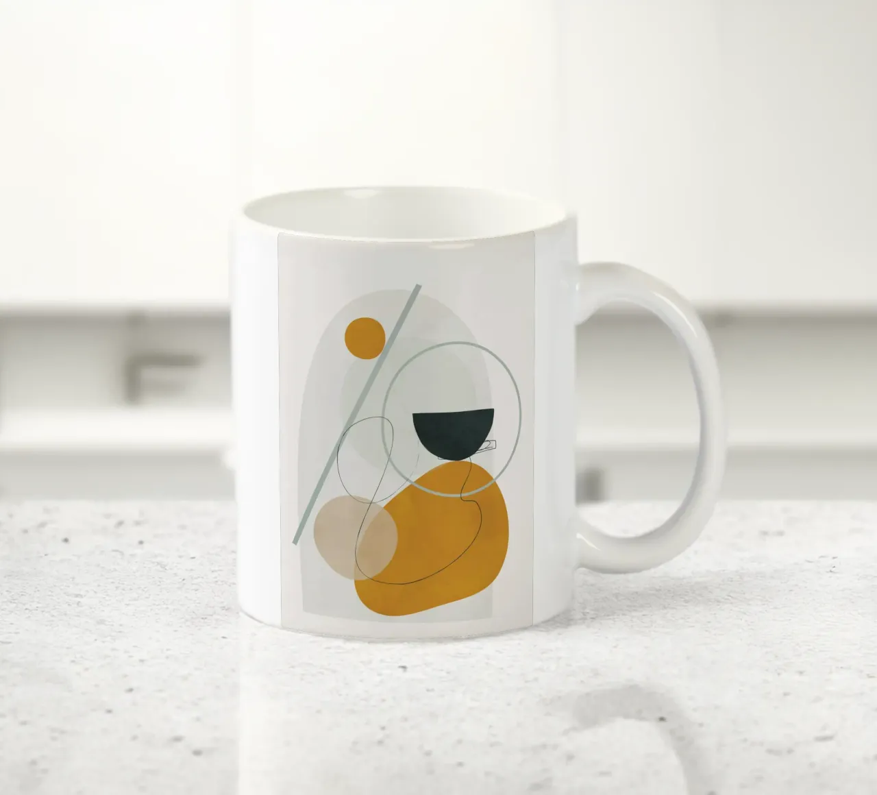 Abstract Shapes No.4 tazza in ceramica da cityart
