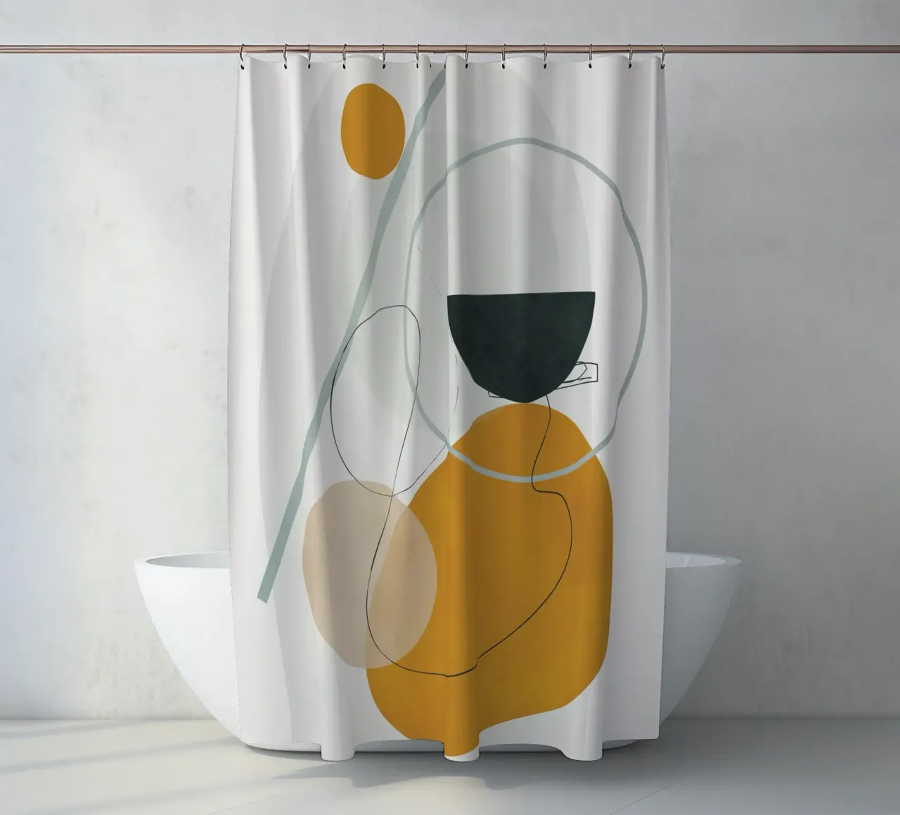 Abstract Shapes No.4 tenda da doccia da cityart