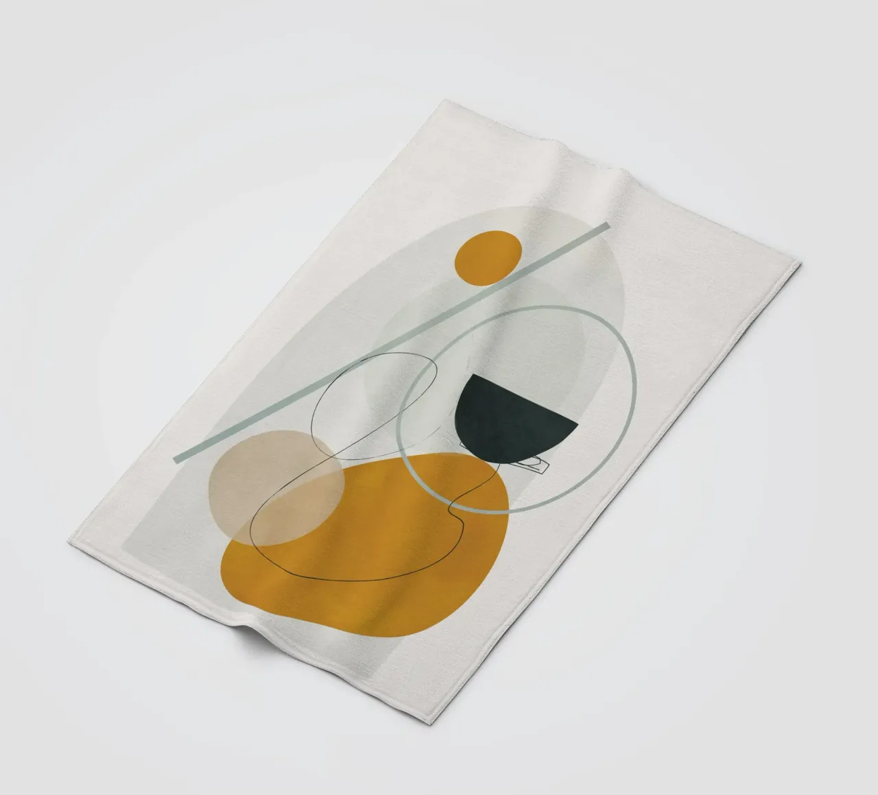 Abstract Shapes No.4 coperta in pile da cityart