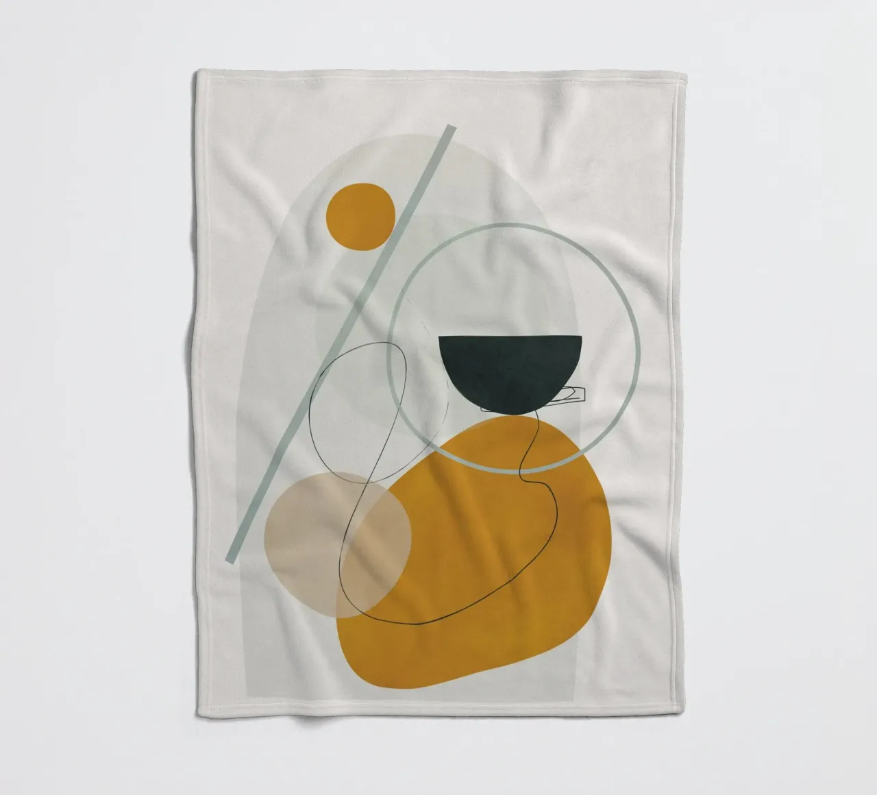 Abstract Shapes No.4 coperta in pile da cityart