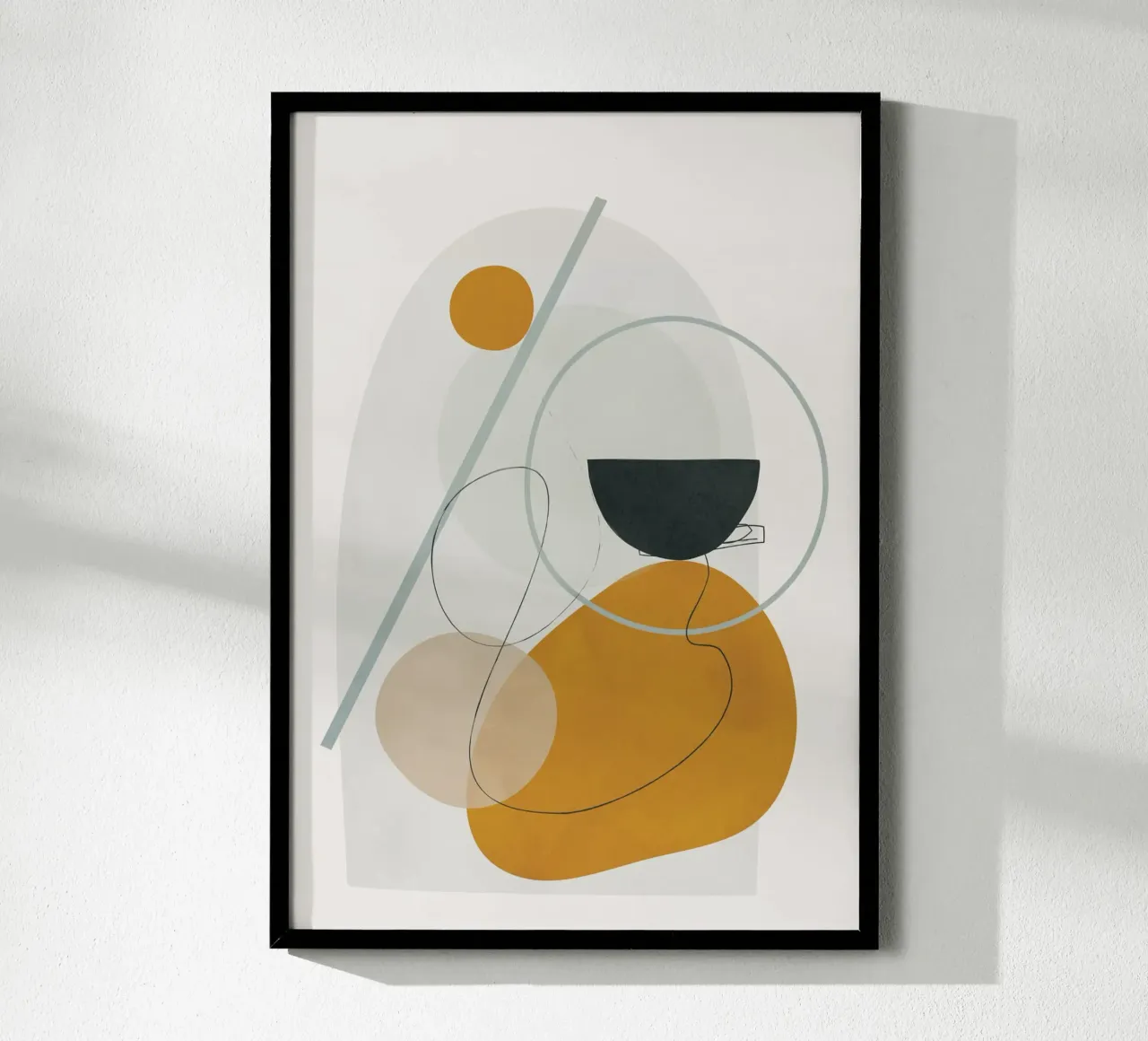 Abstract Shapes No.4 carta hahnemühle da cityart