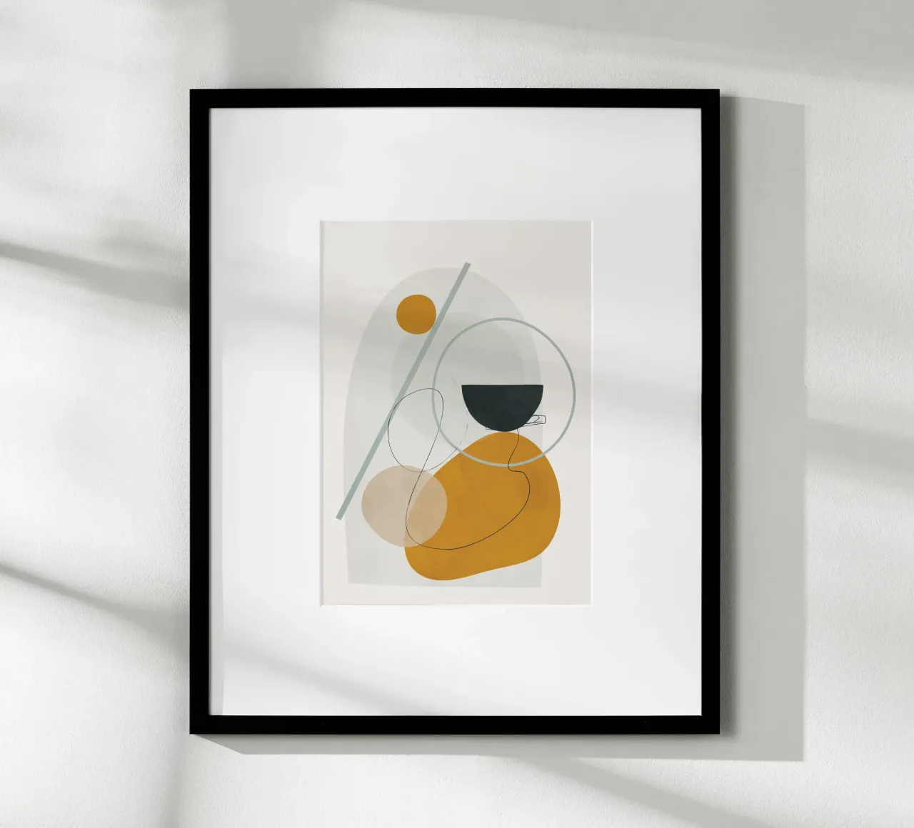 Abstract Shapes No.4 carta hahnemühle da cityart