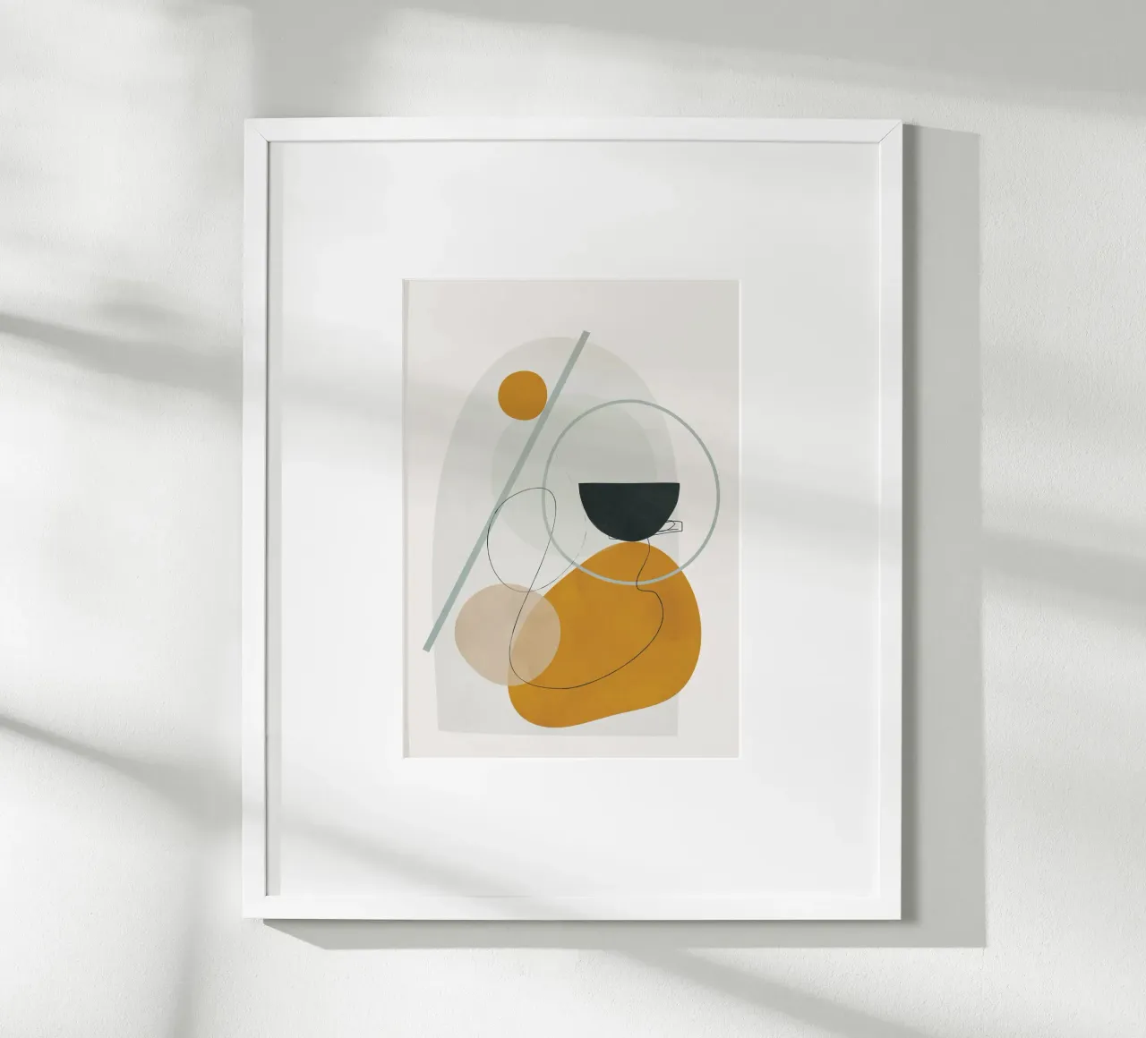 Abstract Shapes No.4 carta hahnemühle da cityart