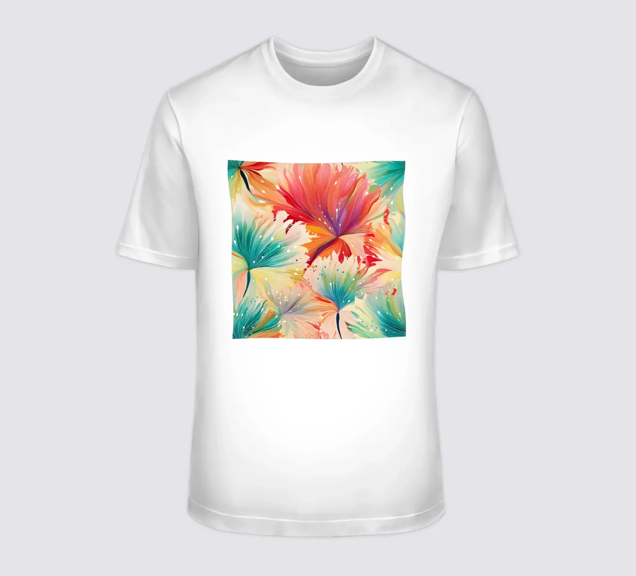 Dente di leone colorato t-shirt da Botanical Pattern House