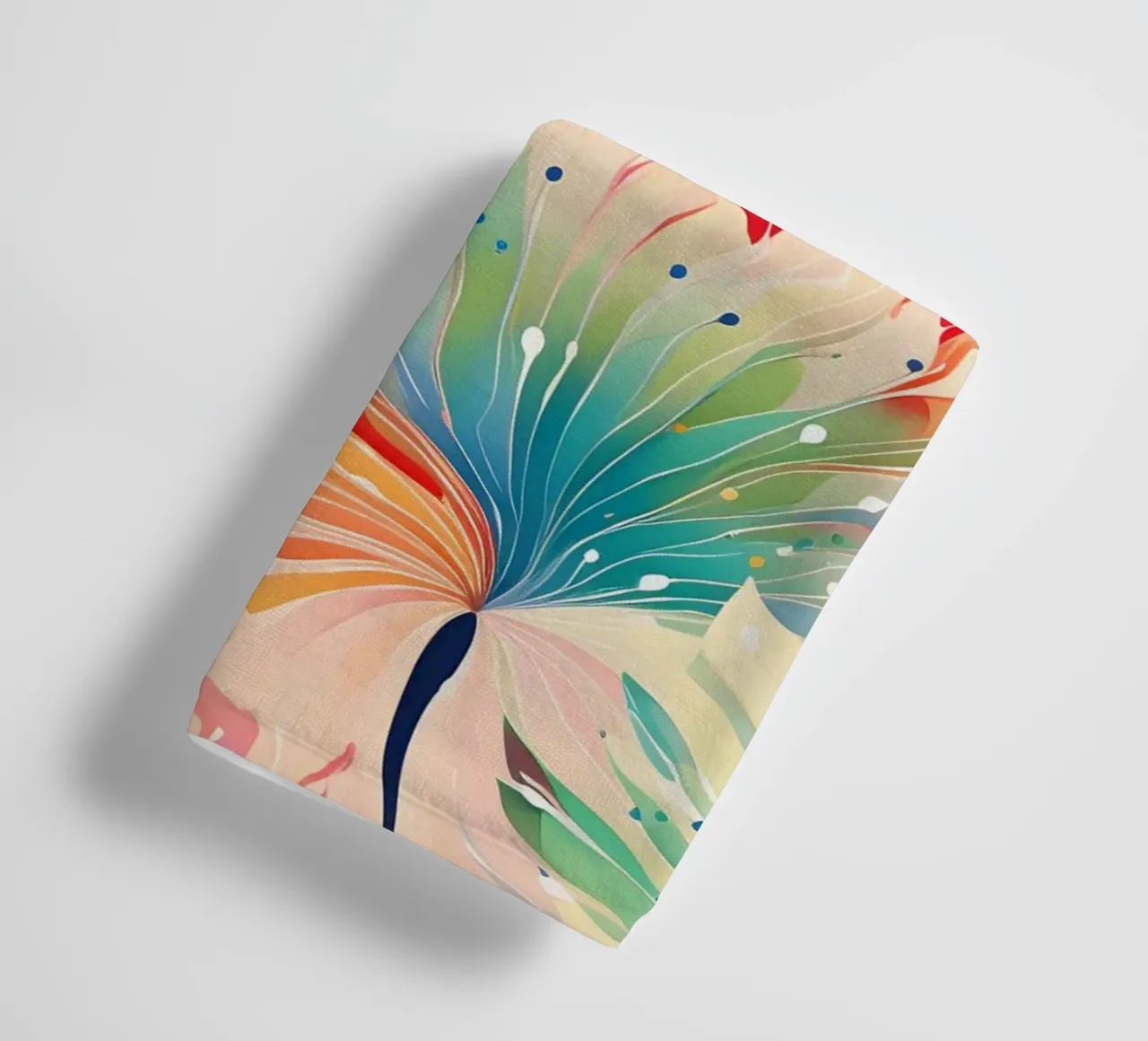 Dente di leone colorato asciugamano da bagno da Botanical Pattern House