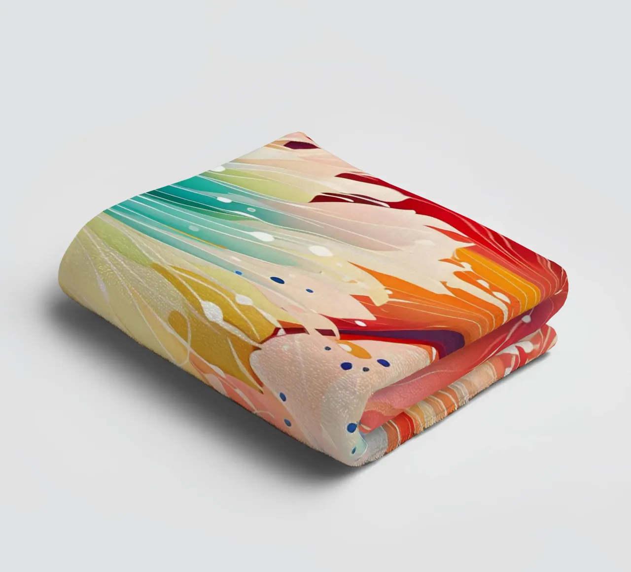 Dente di leone colorato asciugamano da bagno da Botanical Pattern House
