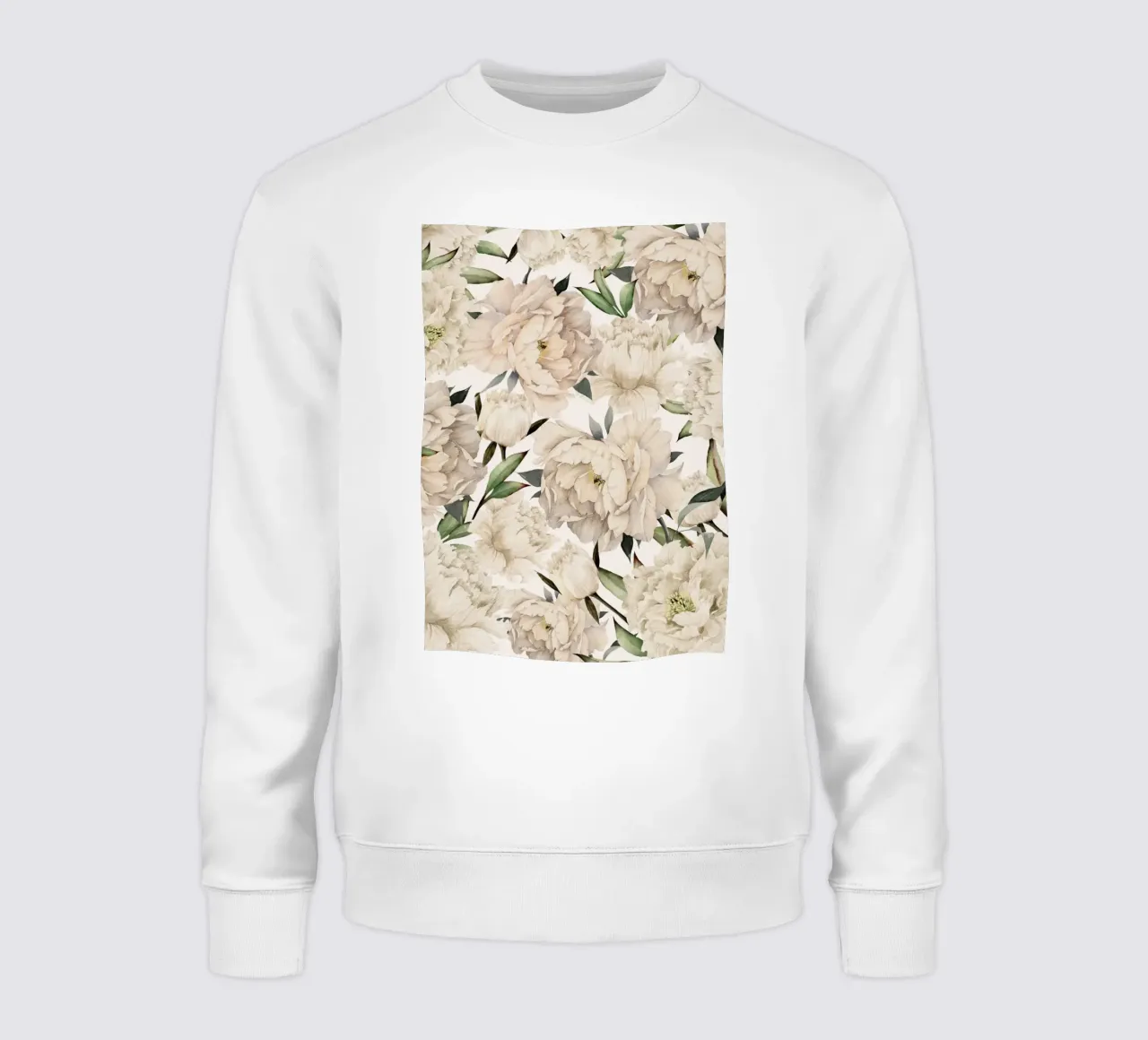 Peonies Pattern felpa da Nadjaa