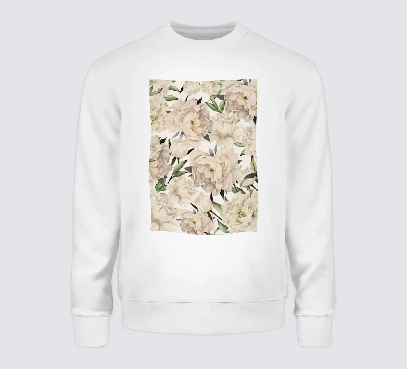 Peonies Pattern felpa da Nadjaa