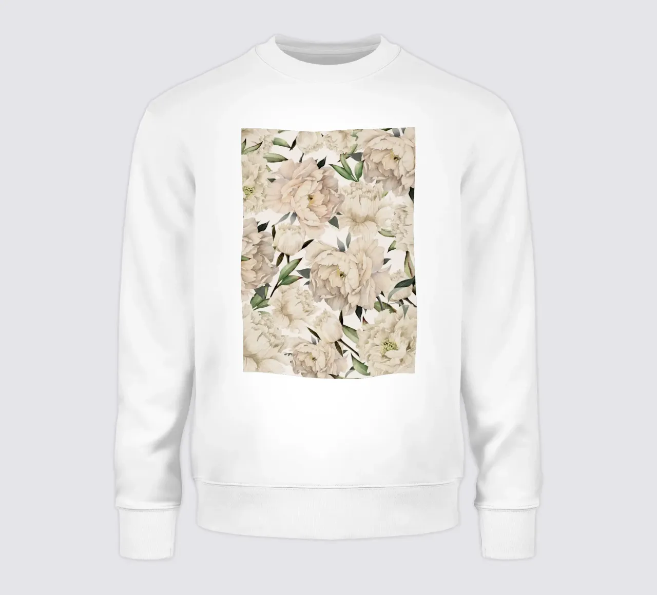 Peonies Pattern felpa da Nadjaa