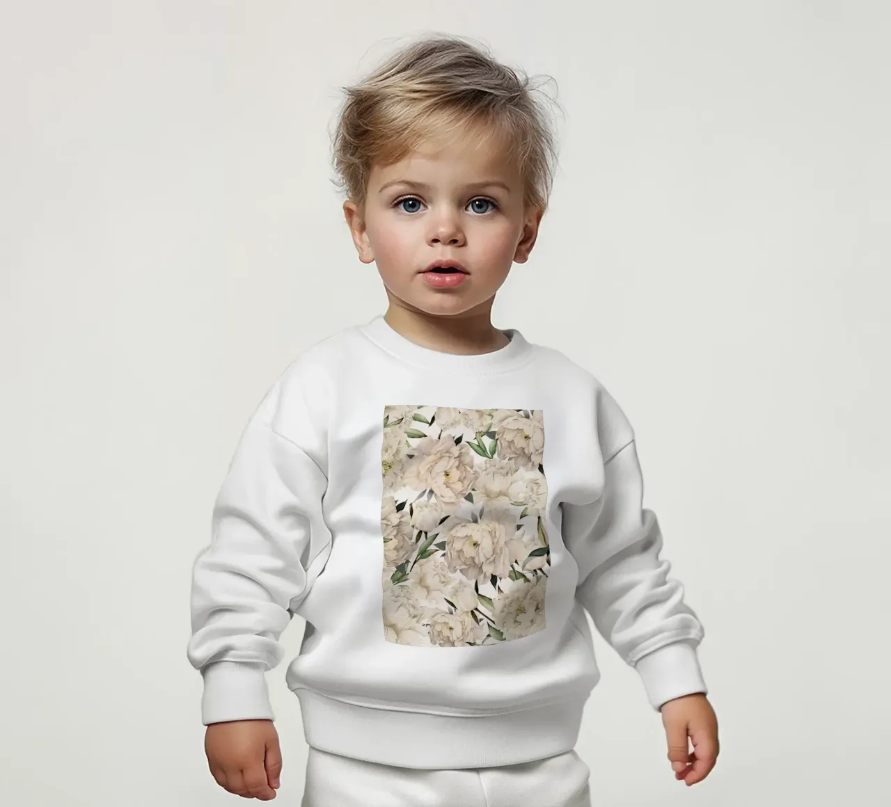 Peonies Pattern felpa neonato da Nadjaa