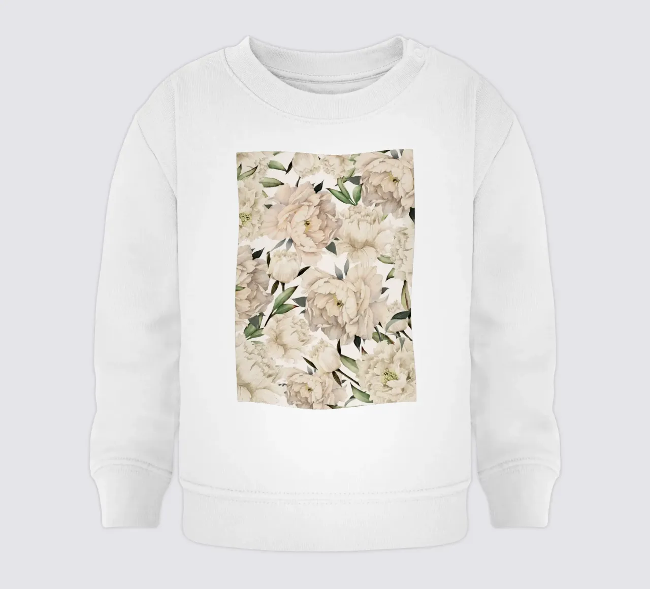 Peonies Pattern felpa neonato da Nadjaa