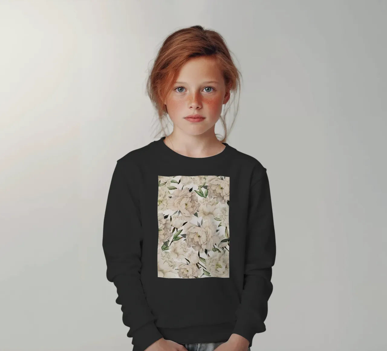 Peonies Pattern felpa bambino da Nadjaa