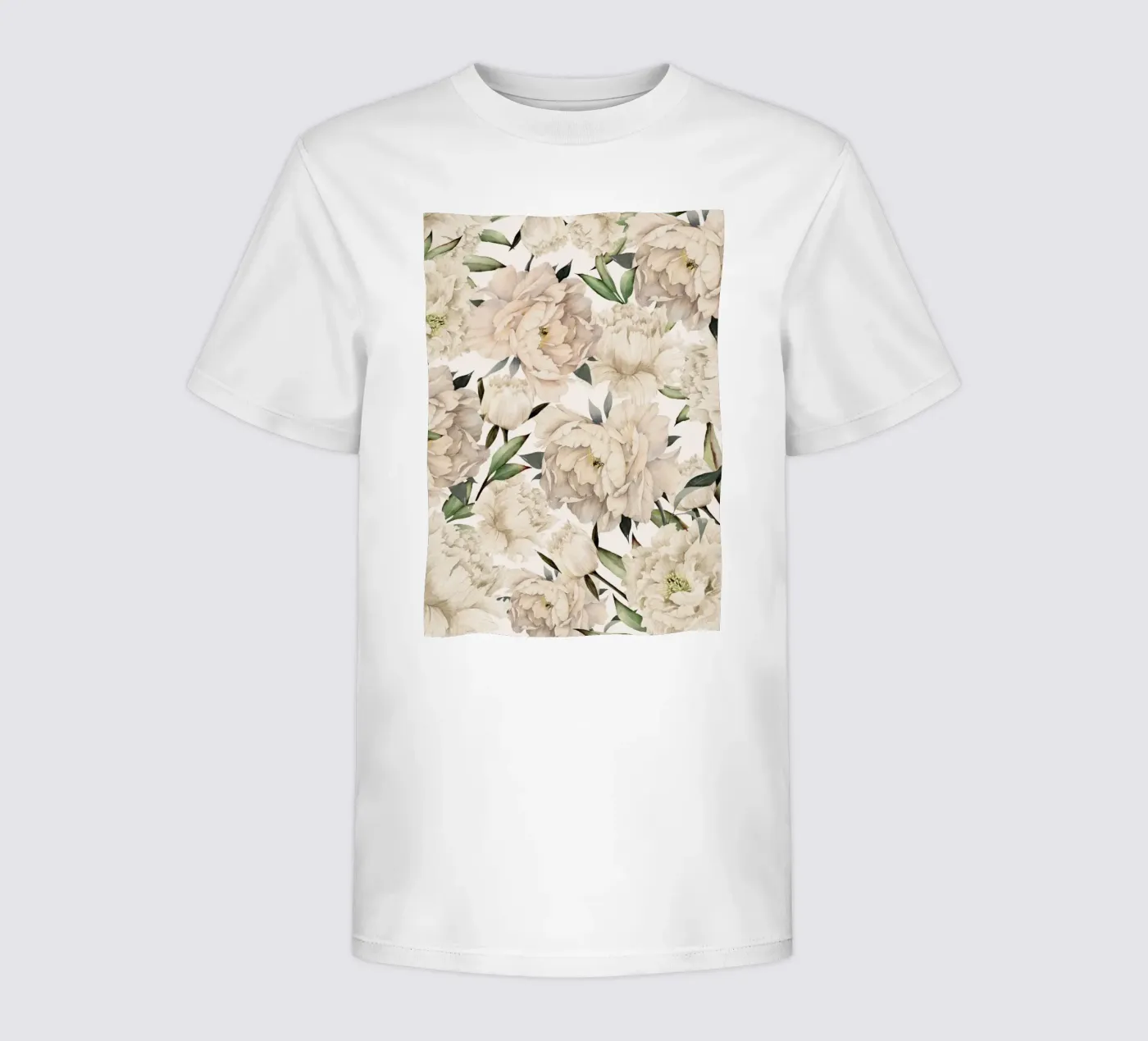Peonies Pattern kinder t-shirt van Nadjaa
