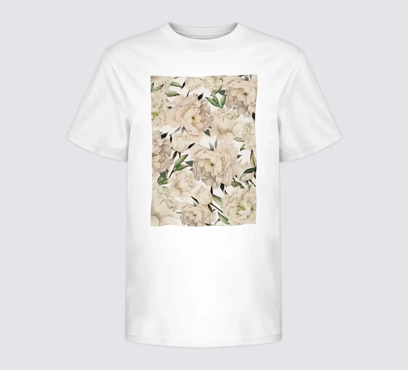 Peonies Pattern kinder t-shirt van Nadjaa
