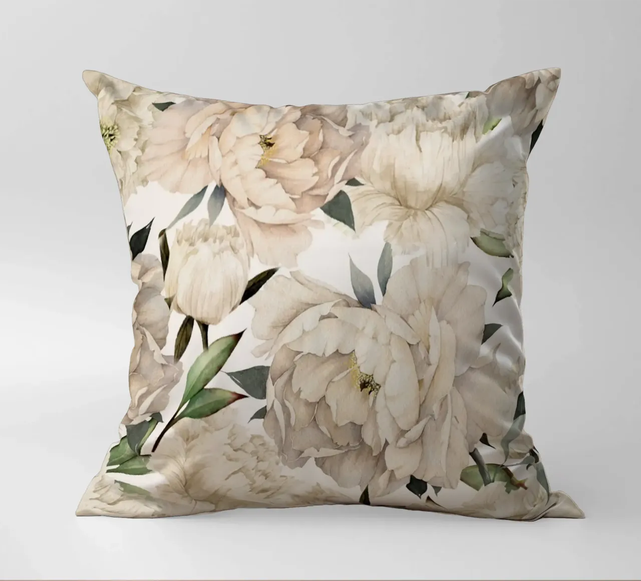 Peonies Pattern cuscino da Nadjaa