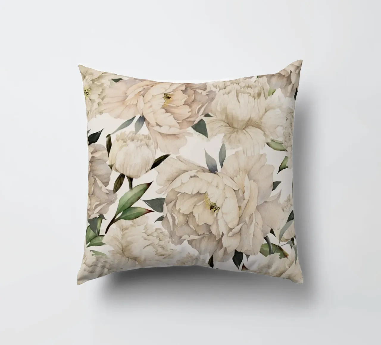 Peonies Pattern cuscino da Nadjaa