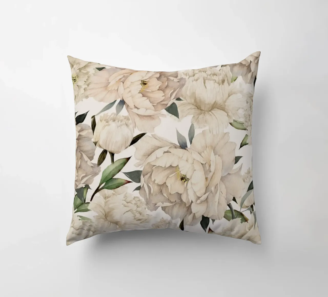 Peonies Pattern cuscino da Nadjaa