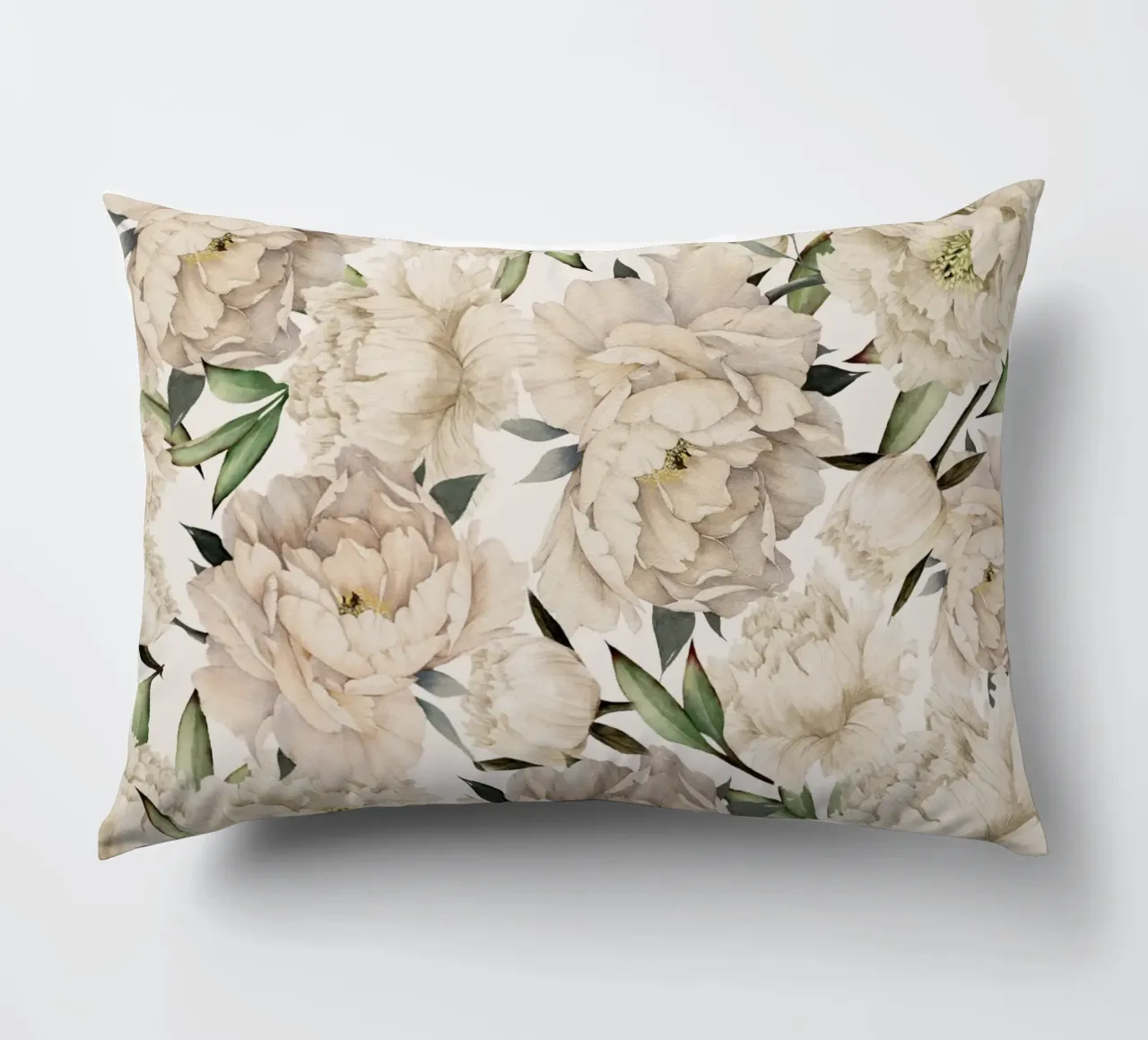 Peonies Pattern cuscino da Nadjaa