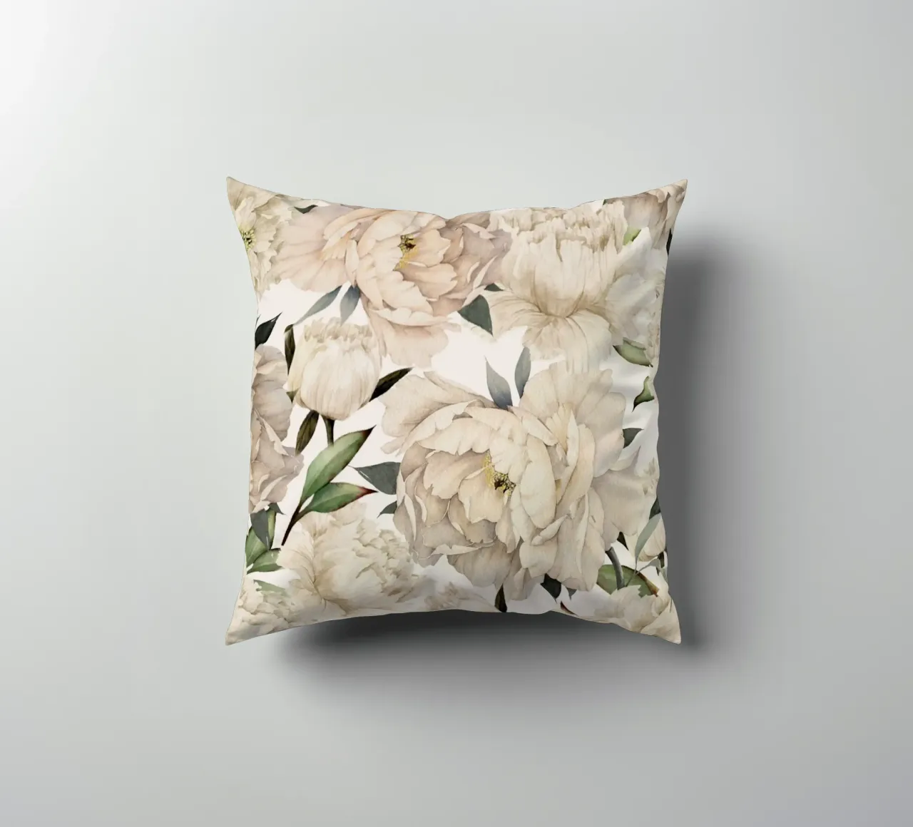 Peonies Pattern cuscino da Nadjaa