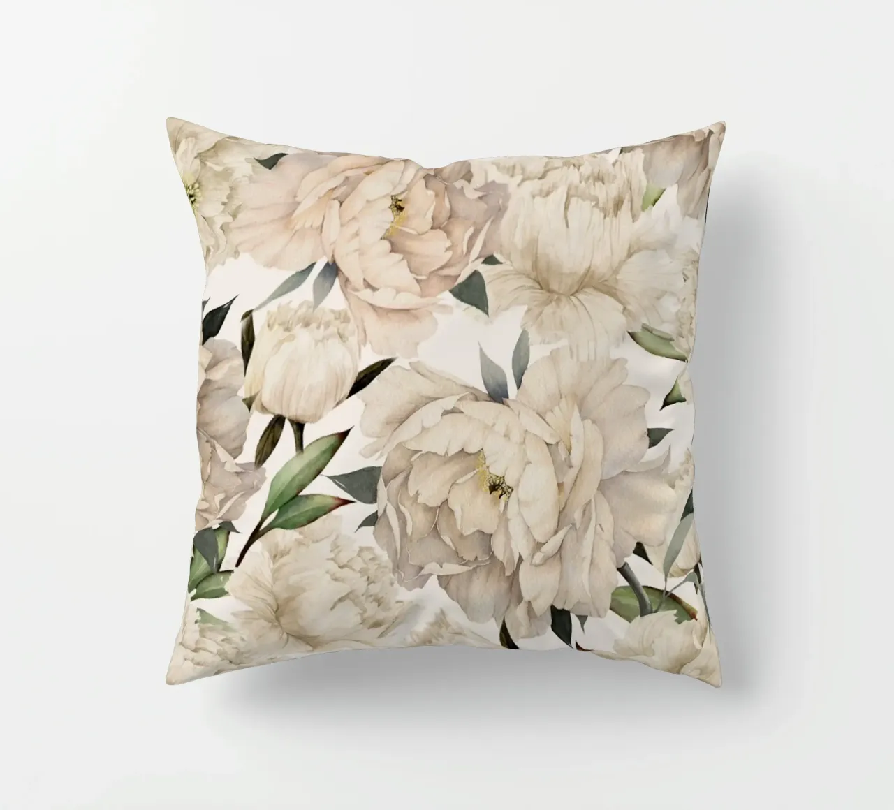 Peonies Pattern cuscino da Nadjaa